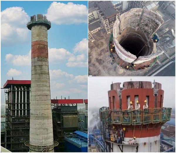 阜陽(yáng)煙囪拆除公司:綠色拆除,安全無憂的環(huán)保承諾